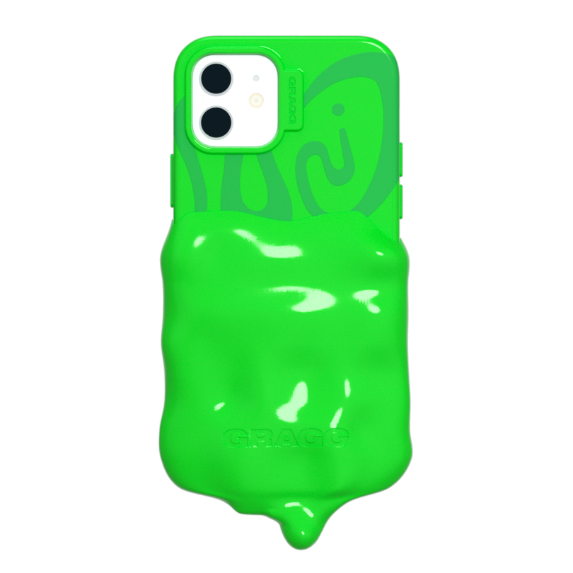 DOUBLE LAYERS CASE - NEON GREEN